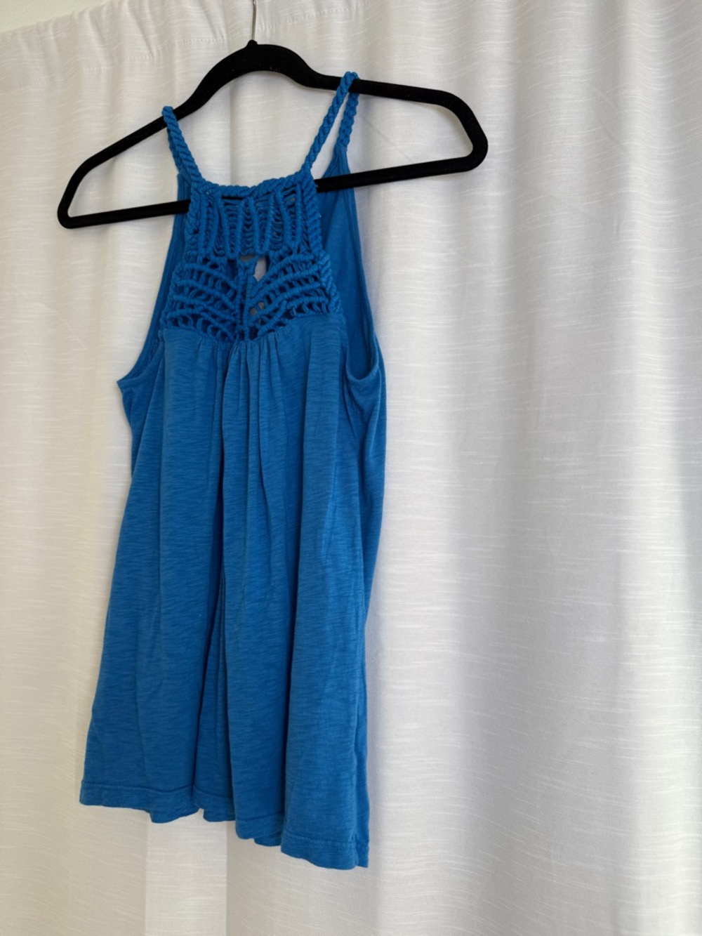 Red Haute Blue Crochet Halter Camisole - Women - Picture 6 of 11